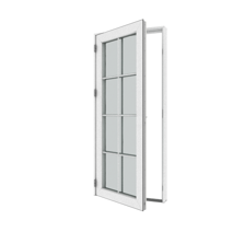 Outward opening patio door